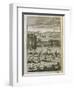 Canada, History of Exploration, Daily Life in Tribe from Manners of American Savages-Jost Amman-Framed Giclee Print