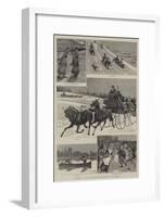 Canada Illustrated, Canadian Pastimes-null-Framed Giclee Print