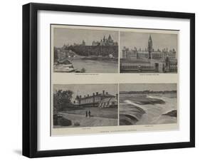 Canada Illustrated, Ottawa-null-Framed Giclee Print