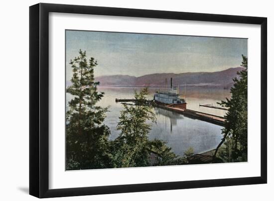 Canada, Lake Okanagan-null-Framed Art Print