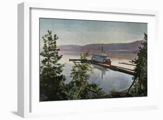 Canada, Lake Okanagan-null-Framed Art Print