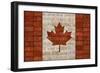 Canada License Plate Flag-Design Turnpike-Framed Giclee Print