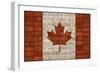 Canada License Plate Flag-Design Turnpike-Framed Giclee Print