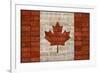 Canada License Plate Flag-Design Turnpike-Framed Giclee Print