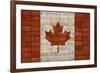 Canada License Plate Flag-Design Turnpike-Framed Giclee Print