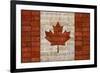 Canada License Plate Flag-Design Turnpike-Framed Giclee Print