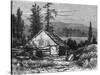 Canada Logging Camp-null-Stretched Canvas