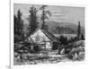 Canada Logging Camp-null-Framed Art Print