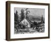 Canada Logging Camp-null-Framed Art Print