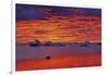 Canada, Manitoba, Churchill. Ice floes on Hudson Bay at sunset.-Jaynes Gallery-Framed Photographic Print