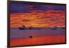 Canada, Manitoba, Churchill. Ice floes on Hudson Bay at sunset.-Jaynes Gallery-Framed Photographic Print