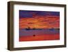 Canada, Manitoba, Churchill. Ice floes on Hudson Bay at sunset.-Jaynes Gallery-Framed Photographic Print