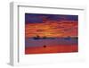 Canada, Manitoba, Churchill. Ice floes on Hudson Bay at sunset.-Jaynes Gallery-Framed Photographic Print