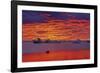 Canada, Manitoba, Churchill. Ice floes on Hudson Bay at sunset.-Jaynes Gallery-Framed Photographic Print