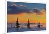 Canada, Manitoba, Churchill. Winter sunrise on Hudson Bay landscape.-Jaynes Gallery-Framed Photographic Print