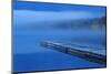 Canada, Manitoba, Duck Mountain Provincial Park. Dock on Blue Lake at dawn.-Jaynes Gallery-Mounted Photographic Print