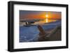 Canada, Manitoba. Ice and driftwood on Lake Manitoba at sunrise.-Jaynes Gallery-Framed Photographic Print