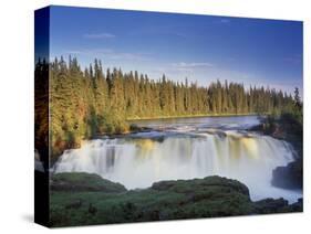 Canada, Manitoba, Pisew Falls-Mike Grandmaison-Stretched Canvas
