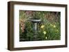 Canada, Manitoba, Victoria Beach. Fountain in Garden-Jaynes Gallery-Framed Photographic Print