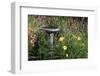 Canada, Manitoba, Victoria Beach. Fountain in Garden-Jaynes Gallery-Framed Photographic Print