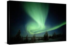 Canada, Manitoba, Wapusk National Park, Aurora Borealis-Theo Allofs-Stretched Canvas