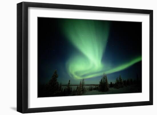 Canada, Manitoba, Wapusk National Park, Aurora Borealis-Theo Allofs-Framed Photographic Print