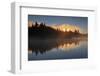 Canada, Manitoba, Whiteshell Provincial Park. Fog at dawn on Lyons Lake.-Jaynes Gallery-Framed Photographic Print