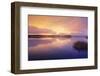 Canada, Manitoba, Whiteshell Provincial Park. Reflection on White Lake at dawn.-Jaynes Gallery-Framed Photographic Print