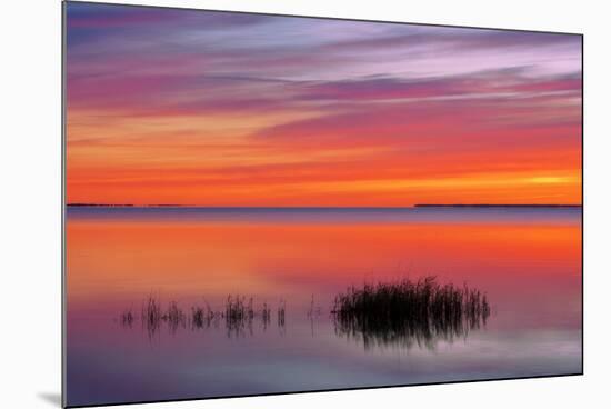 Canada, Manitoba, Winnipeg. Lake Winnipeg at sunrise.-Jaynes Gallery-Mounted Photographic Print