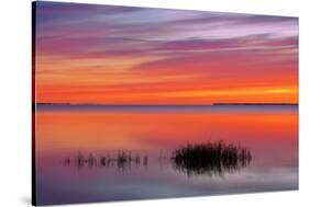 Canada, Manitoba, Winnipeg. Lake Winnipeg at sunrise.-Jaynes Gallery-Stretched Canvas