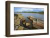 Canada, Manitoba, Winnipeg. Rocky shoreline along Bloodvein River.-Jaynes Gallery-Framed Photographic Print