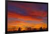 Canada, Manitoba, Winnipeg. Sky at sunset.-Jaynes Gallery-Framed Photographic Print