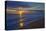 Canada, Manitoba, Winnipeg. Sunrise on Lake Winnipeg beach.-Jaynes Gallery-Stretched Canvas