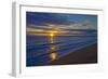 Canada, Manitoba, Winnipeg. Sunrise on Lake Winnipeg beach.-Jaynes Gallery-Framed Photographic Print