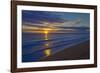 Canada, Manitoba, Winnipeg. Sunrise on Lake Winnipeg beach.-Jaynes Gallery-Framed Photographic Print