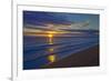 Canada, Manitoba, Winnipeg. Sunrise on Lake Winnipeg beach.-Jaynes Gallery-Framed Photographic Print