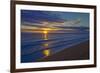 Canada, Manitoba, Winnipeg. Sunrise on Lake Winnipeg beach.-Jaynes Gallery-Framed Photographic Print