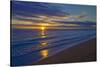 Canada, Manitoba, Winnipeg. Sunrise on Lake Winnipeg beach.-Jaynes Gallery-Stretched Canvas