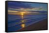 Canada, Manitoba, Winnipeg. Sunrise on Lake Winnipeg beach.-Jaynes Gallery-Framed Stretched Canvas