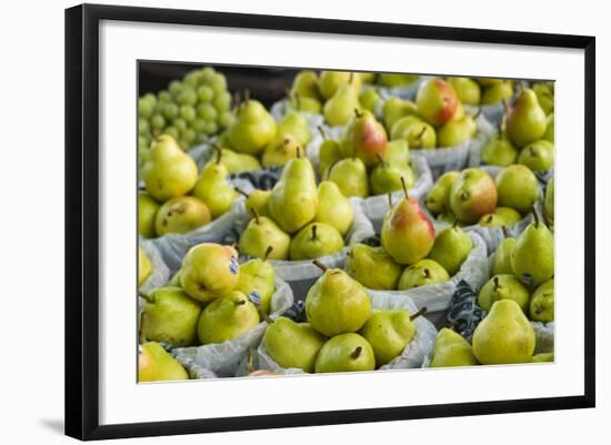 Canada, Montreal, Marche Jean Talon Market, Pears-Walter Bibikow-Framed Photographic Print