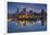 Canada, Montreal, Skyline and Old Port Along St. Lawrence River, Dusk-Walter Bibikow-Framed Photographic Print