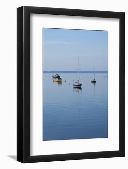 Canada, New Brunswick. Fishing Boats on Passamaquoddy Bay-Cindy Miller Hopkins-Framed Photographic Print