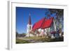 Canada, New Brunswick, Saint John River Valley, Gagetown. St John Anglican Church, b. 1880.-Walter Bibikow-Framed Photographic Print