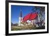 Canada, New Brunswick, Saint John River Valley, Gagetown. St John Anglican Church, b. 1880.-Walter Bibikow-Framed Photographic Print