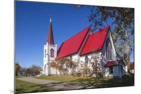 Canada, New Brunswick, Saint John River Valley, Gagetown. St John Anglican Church, b. 1880.-Walter Bibikow-Mounted Photographic Print