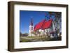 Canada, New Brunswick, Saint John River Valley, Gagetown. St John Anglican Church, b. 1880.-Walter Bibikow-Framed Photographic Print