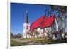 Canada, New Brunswick, Saint John River Valley, Gagetown. St John Anglican Church, b. 1880.-Walter Bibikow-Framed Photographic Print