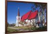 Canada, New Brunswick, Saint John River Valley, Gagetown. St John Anglican Church, b. 1880.-Walter Bibikow-Framed Photographic Print