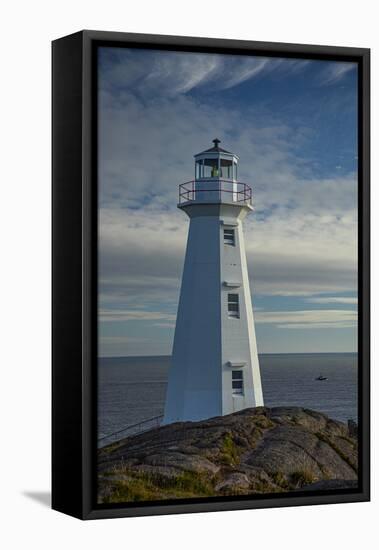 Canada, Newfoundland, Cape Spear Lighthouse.-Patrick Wall-Framed Stretched Canvas