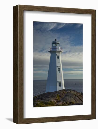 Canada, Newfoundland, Cape Spear Lighthouse.-Patrick Wall-Framed Photographic Print